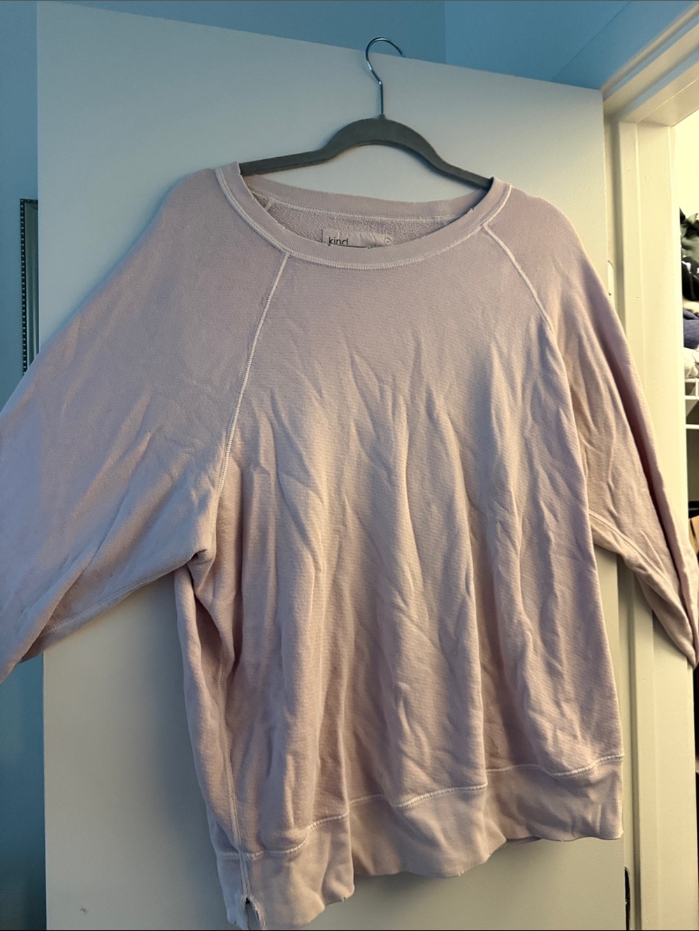 kind Lilac Relaxed Crewneck Sweatshirt